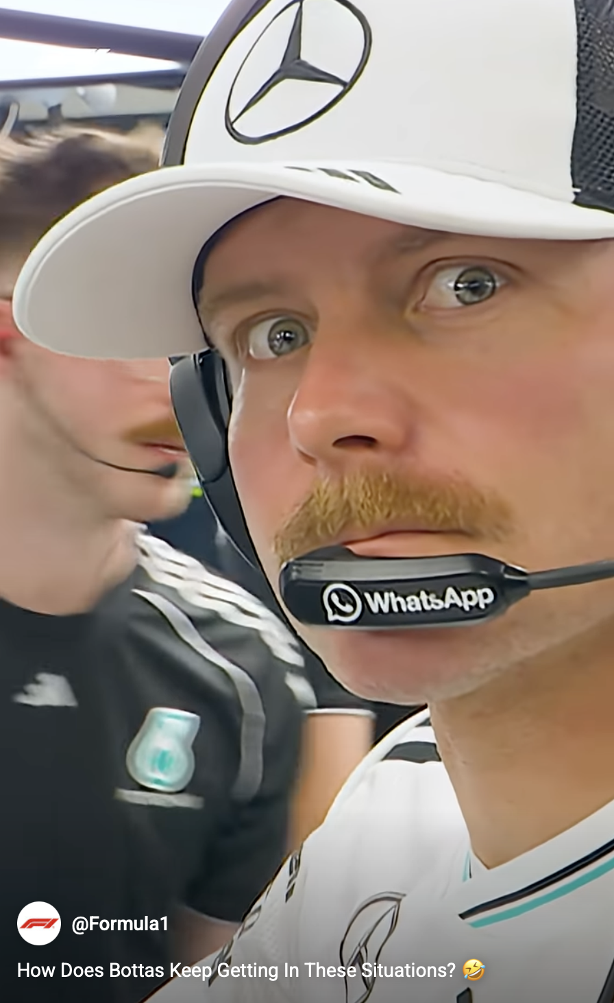 Thumbnail for How Does Bottas Keep Getting In These Situations? 🤣